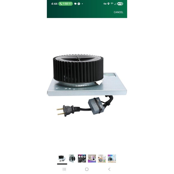 S97015157 Motor Assembly For Broan Nutone 680, 680FL, HD50 676-D/2676F-A MORE B6 - Picture 1 of 9